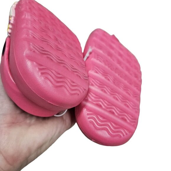 Pink Unicorn Kids Clogs With Comfort‎ Insole Adjustable Strap Slip On Whimsical - Picture 6 of 9